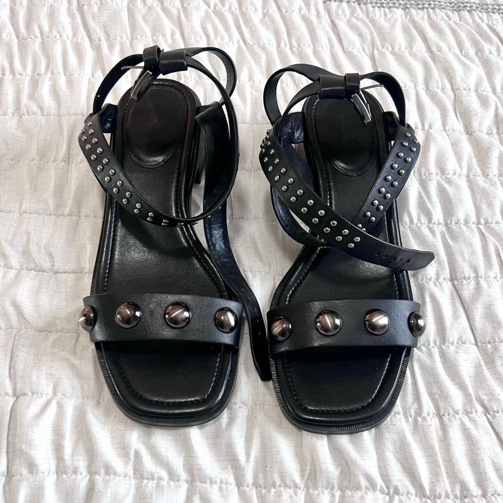 Micheal Kors Studded Leather Sandals
